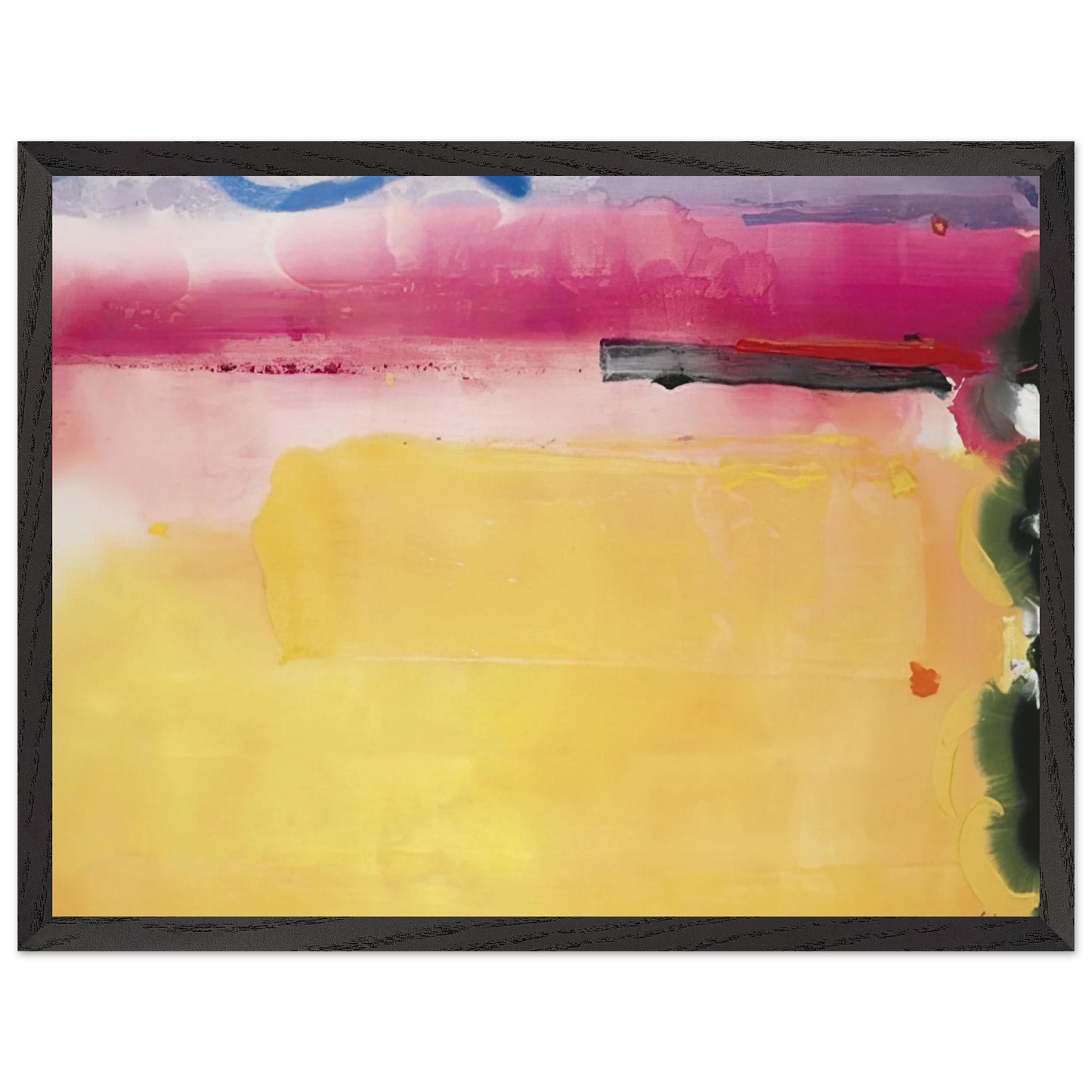 Helen Frankenthaler - Black-Eyed Susan - 1988 Wall art - 15x20 cm / 6x8 inches - Fine Art Poster-canvas - -