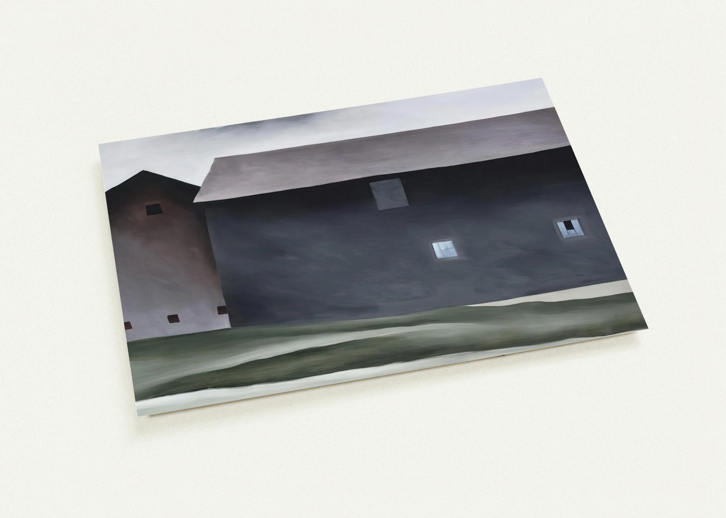 Lake George Barns By Georgia O'Keeffe Pack of 10 Post Cards | Georgia O'Keeffe Post Cards | A6 (10.5 x 14.8 cm) - 4.1 x 5.8 inches