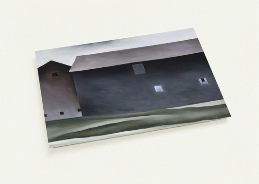 Lake George Barns By Georgia O'Keeffe Pack of 10 Post Cards | Georgia O'Keeffe Post Cards | A6 (10.5 x 14.8 cm) - 4.1 x 5.8 inches