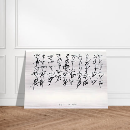 St. Barts 1 - 1991 - Brice Marden Brushed Aluminum Print - 70x100 cm / 28x40 inches | Brice Marden Aluminum Print | Brice Marden Prints