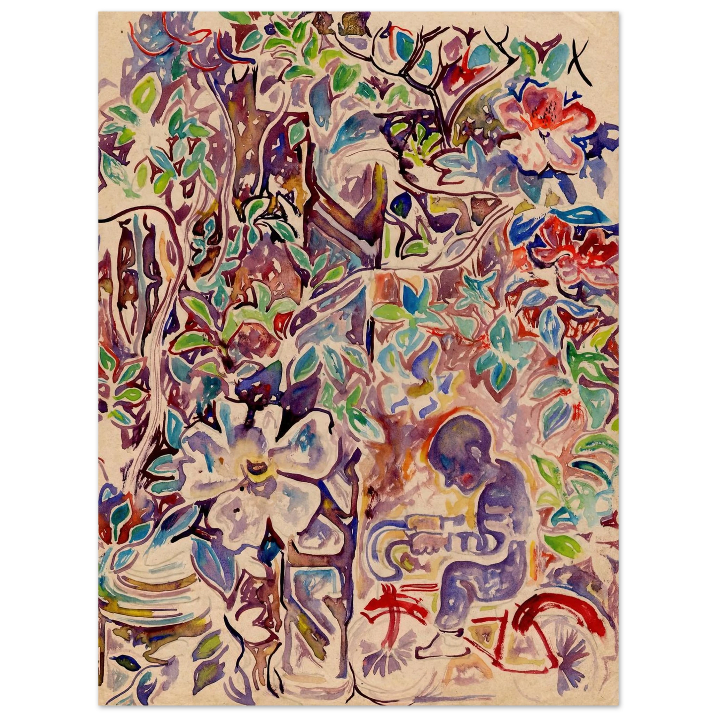 Walter Inglis Anderson - Walter Anderson Wall art - 30x45 cm / 12x18 inches - Fine Art Poster-canvas - -