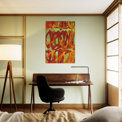 Camino Real  II  - Cy Twombly Brushed Aluminum Print - 70x100 cm / 28x40 inches | Cy Twombly Aluminum Print | Cy Twombly Prints