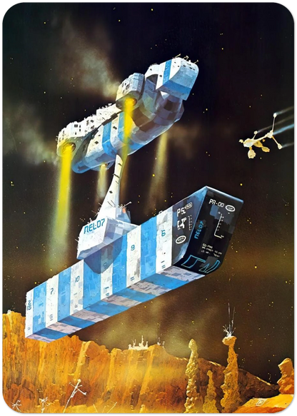 Chris Foss By Chris Foss Pack of 10 Post Cards | Chris Foss Post Cards | A6 (10.5 x 14.8 cm) - 4.1 x 5.8 inches