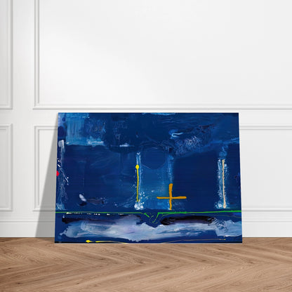 Sister Sky, 1991- - Helen Frankenthaler Brushed Aluminum Print - 70x100 cm / 28x40 inches | Helen Frankenthaler Aluminum Print | Helen Frankenthaler Prints