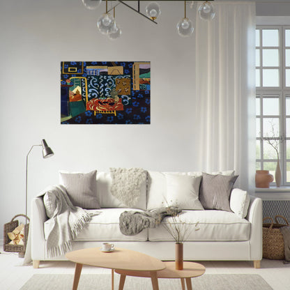STILL LIFE WITH AUBERGINES 1911 - Henri Matisse Brushed Aluminum Print - 70x100 cm / 28x40 inches | Henri Matisse Aluminum Print | Henri Matisse Prints