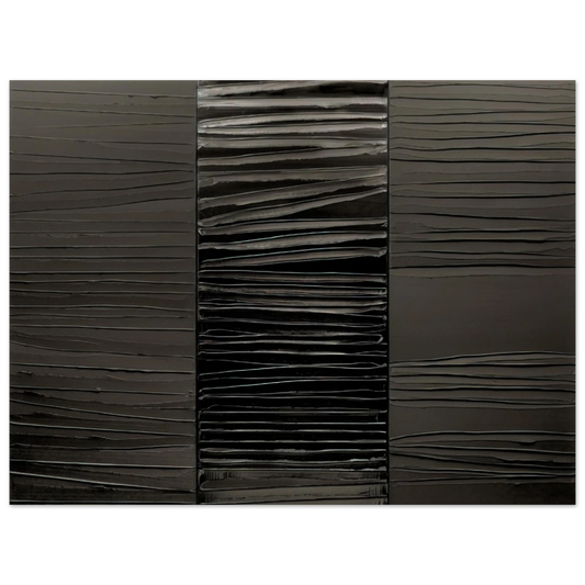 Pierre Soulages - Peinture 227 x 306 cm, 2 Mars 2009 - 2009  75x100 cm / 30x40inches Fine Art Poster