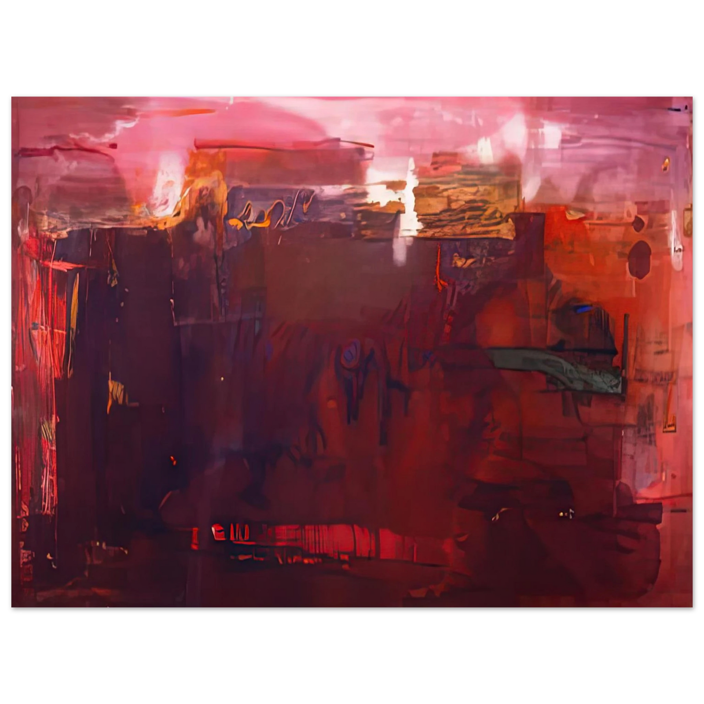 Helen Frankenthaler - Carousel, 1979- Wall Art - 60x80 cm / 24x32 inches - Fine Art Poster-canvas - -