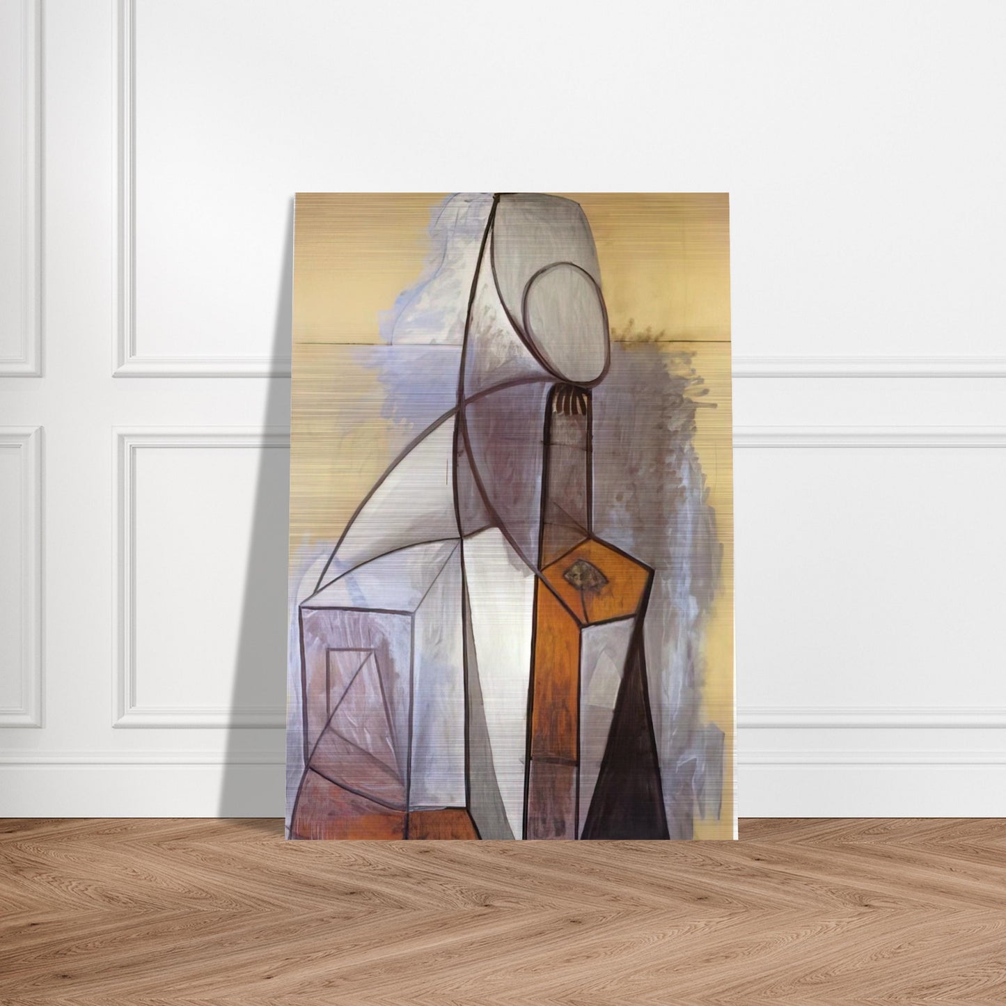 Composition - 1946 - Pablo Picasso Brushed Aluminum Print - 70x100 cm / 28x40 inches | Pablo Picasso Aluminum Print | Pablo Picasso Prints