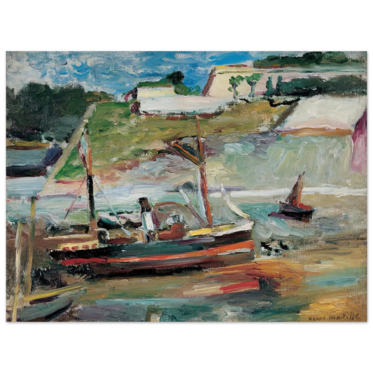 Henri Matisse - BELLE ILE LE PORT DE PALAIS 1896  75x100 cm / 30x40inches Fine Art Poster