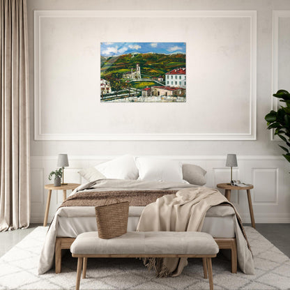 UNTITLED - Maurice Utrillo Acrylic Print - 70x100 cm / 28x40″ inches | Maurice Utrillo Wall Art | Maurice Utrillo Prints