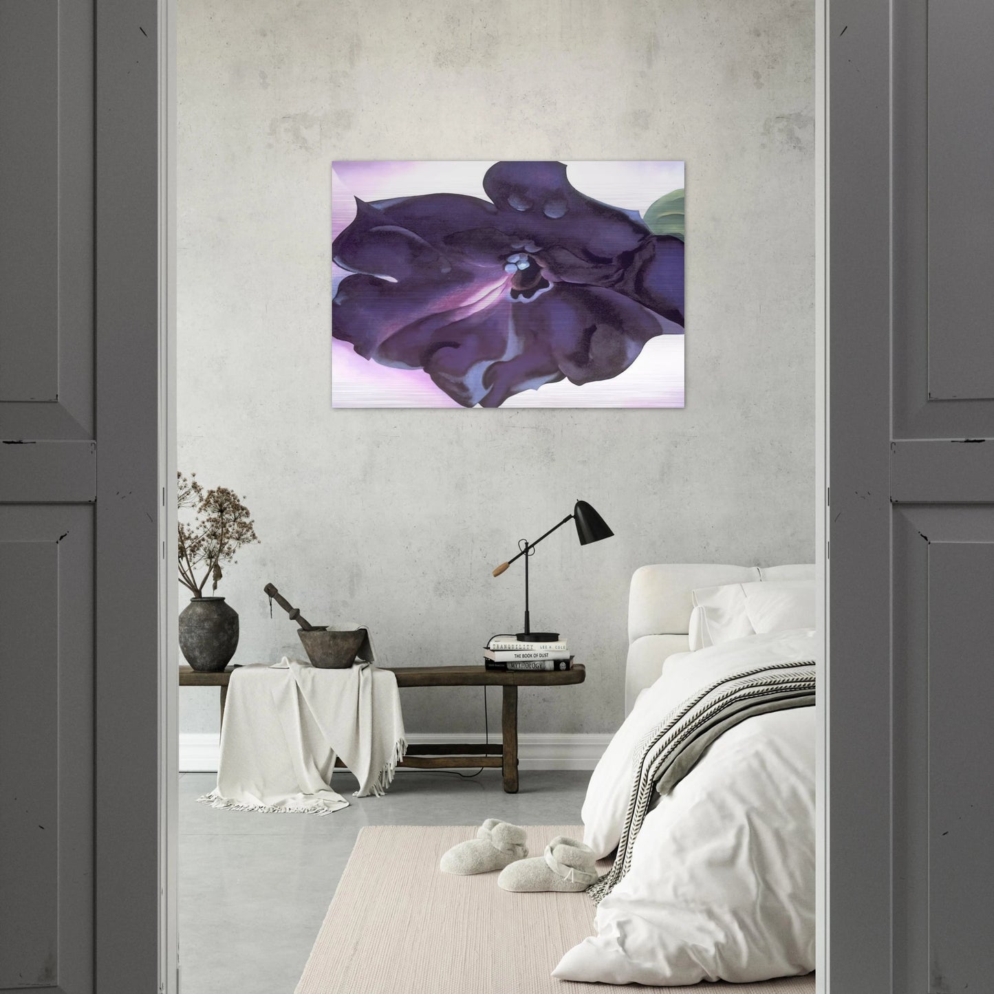 Petunia - Georgia O'Keeffe Brushed Aluminum Print - 70x100 cm / 28x40 inches | Georgia O'Keeffe Aluminum Print | Georgia O'Keeffe Prints