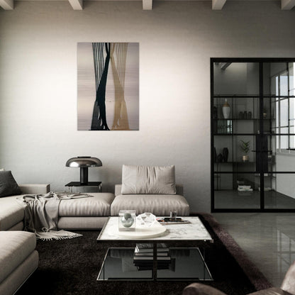THE KING I 1962 - Lenore Tawney Brushed Aluminum Print - 70x100 cm / 28x40 inches | Lenore Tawney Aluminum Print | Lenore Tawney Prints