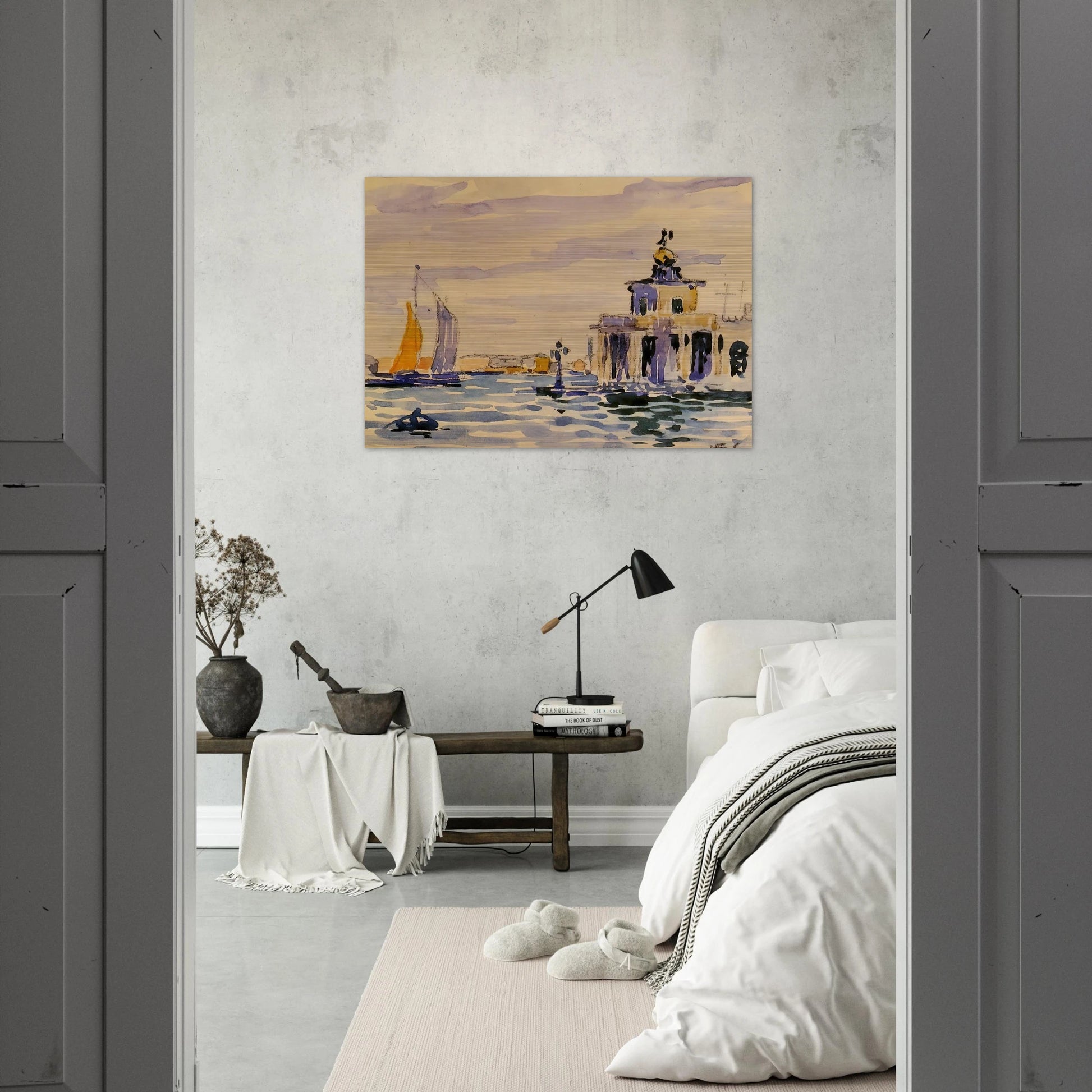 La Dogana - Henri-Edmond Cross Brushed Aluminum Print - 70x100 cm / 28x40 inches | Henri-Edmond Cross Aluminum Print | Henri-Edmond Cross Prints