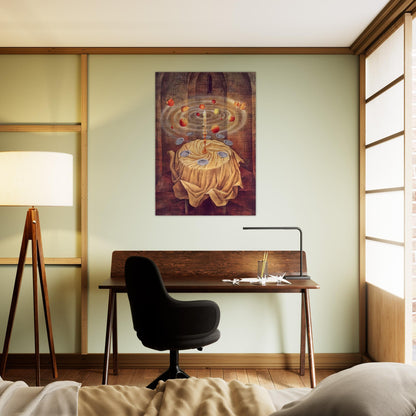 STILL LIFE RESLICITANDO 1963 - Remedios Varo Brushed Aluminum Print - 70x100 cm / 28x40 inches | Remedios Varo Aluminum Print | Remedios Varo Prints