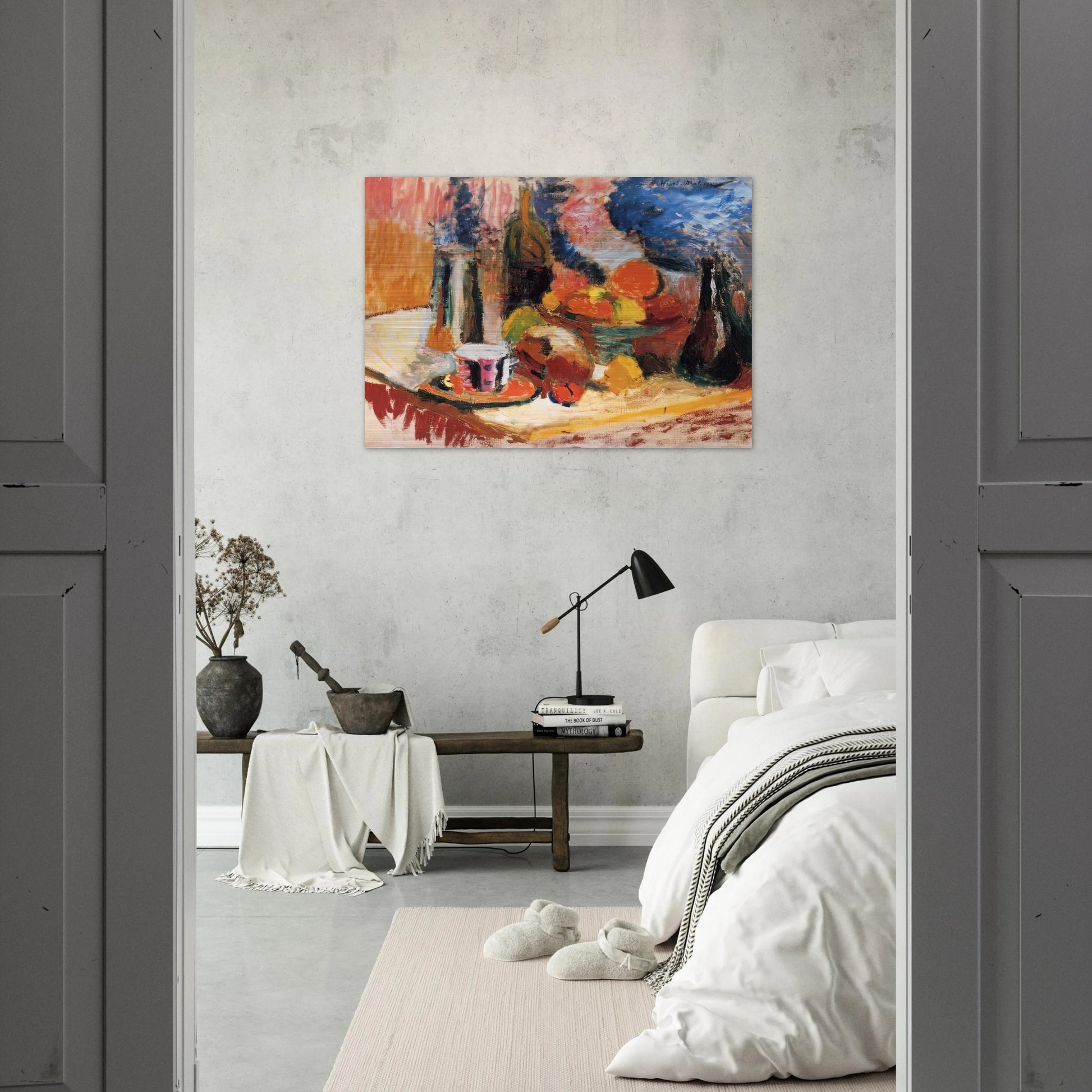 STILL LIFE WITH FRUIT 1896 - Henri Matisse Brushed Aluminum Print - 70x100 cm / 28x40 inches | Henri Matisse Aluminum Print | Henri Matisse Prints