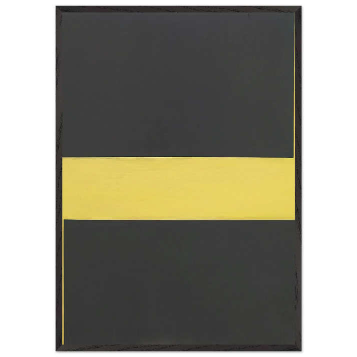 UNTITLED 1964 N3 - Blinky Palermo 70x100 cm / 28x40 inches Framed Art Print – Black Wooden Frame