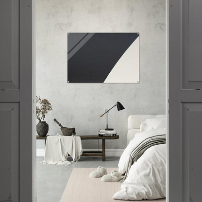 White Curve VII - Ellsworth Kelly Acrylic Print - 70x100 cm / 28x40″ inches