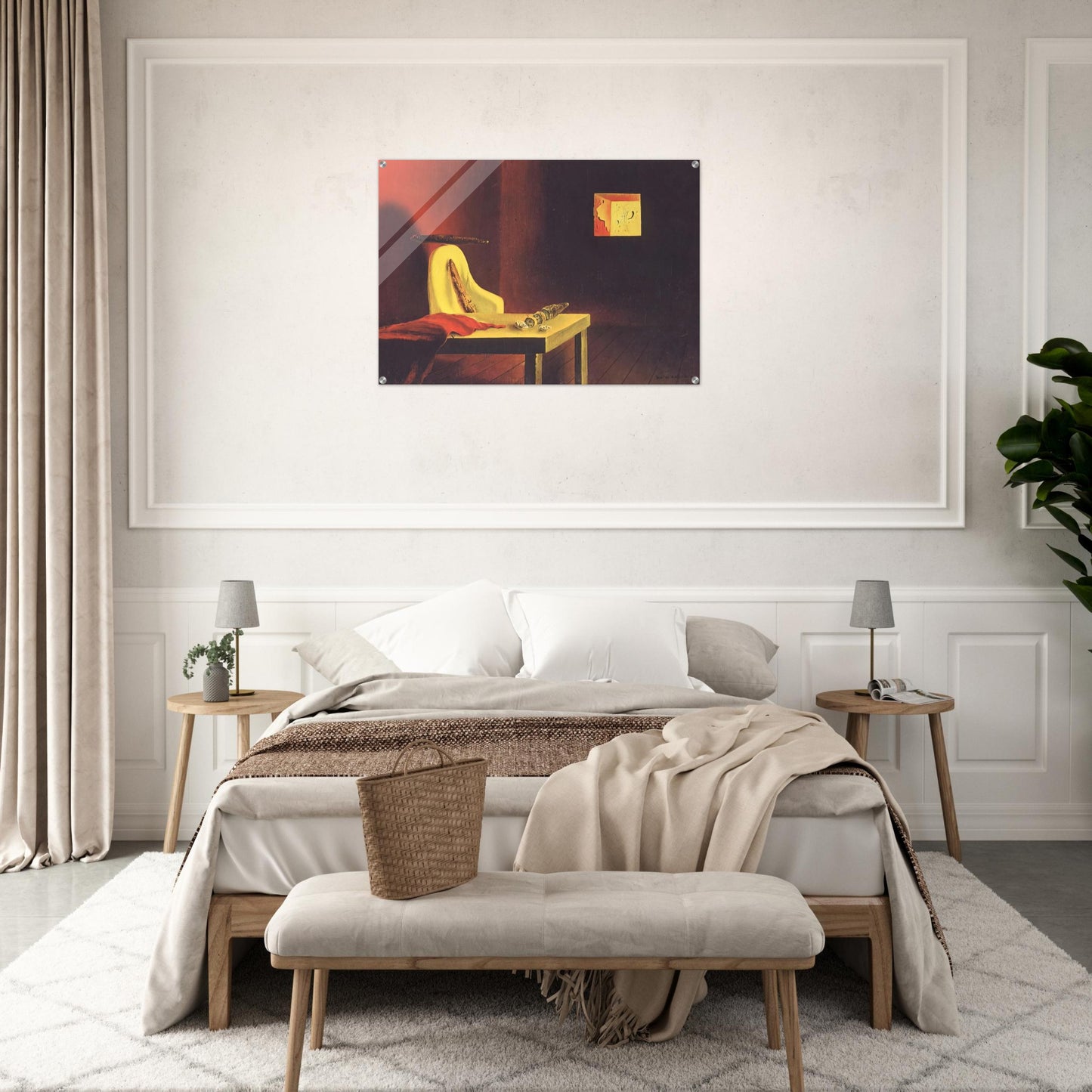 THE INVISIBLE MAN - Salvador Dali Acrylic Print - 70x100 cm / 28x40″ inches | Salvador Dali Wall Art | Salvador Dali Prints