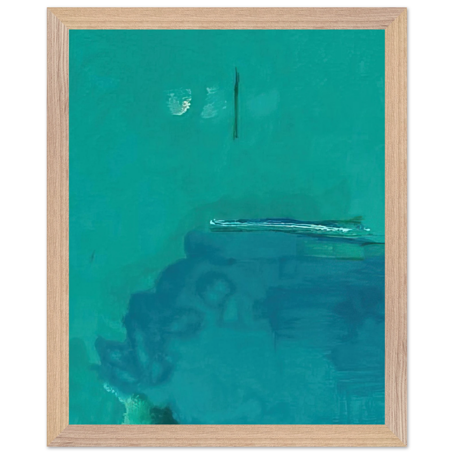 Helen Frankenthaler - Contentment Island - 2004 Wall art - 75x100 cm / 30x40 inches - Fine Art Poster-canvas - -