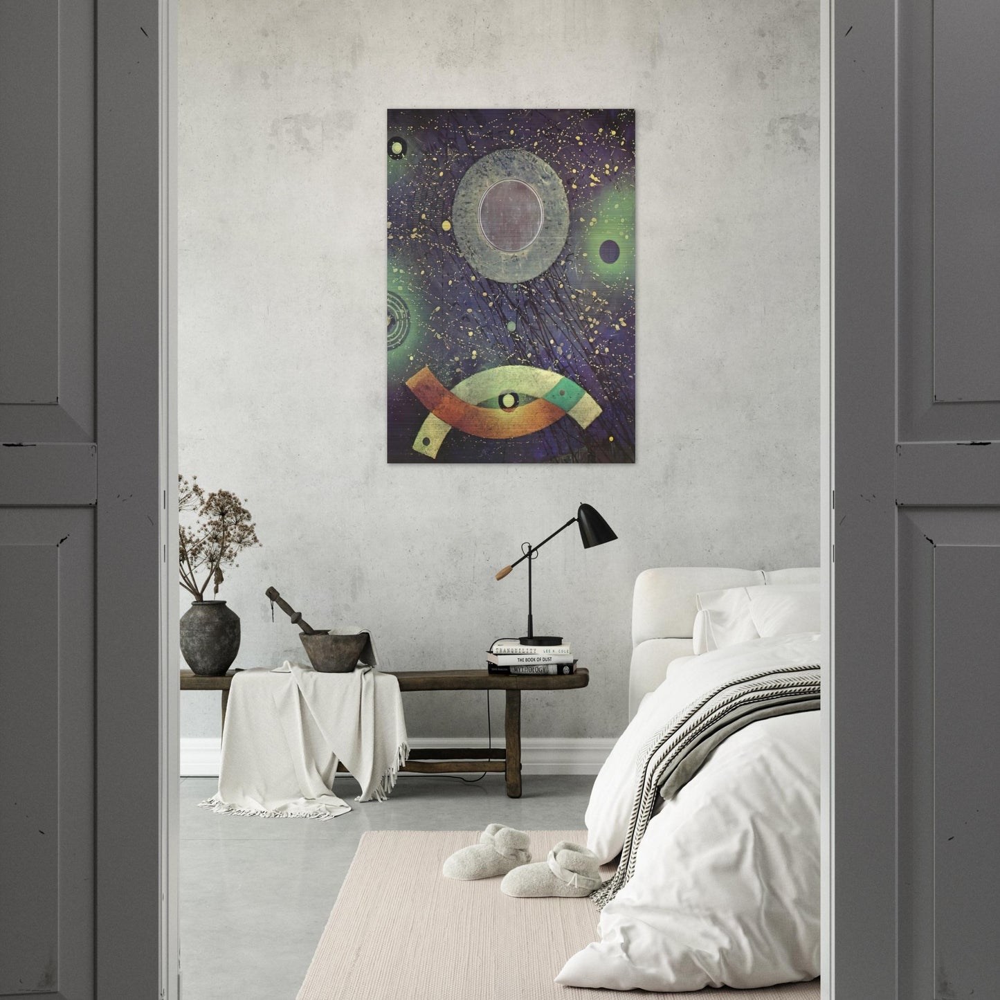 La Dernière Forêt - Max Ernst Brushed Aluminum Print - 70x100 cm / 28x40 inches | Max Ernst Aluminum Print | Max Ernst Prints
