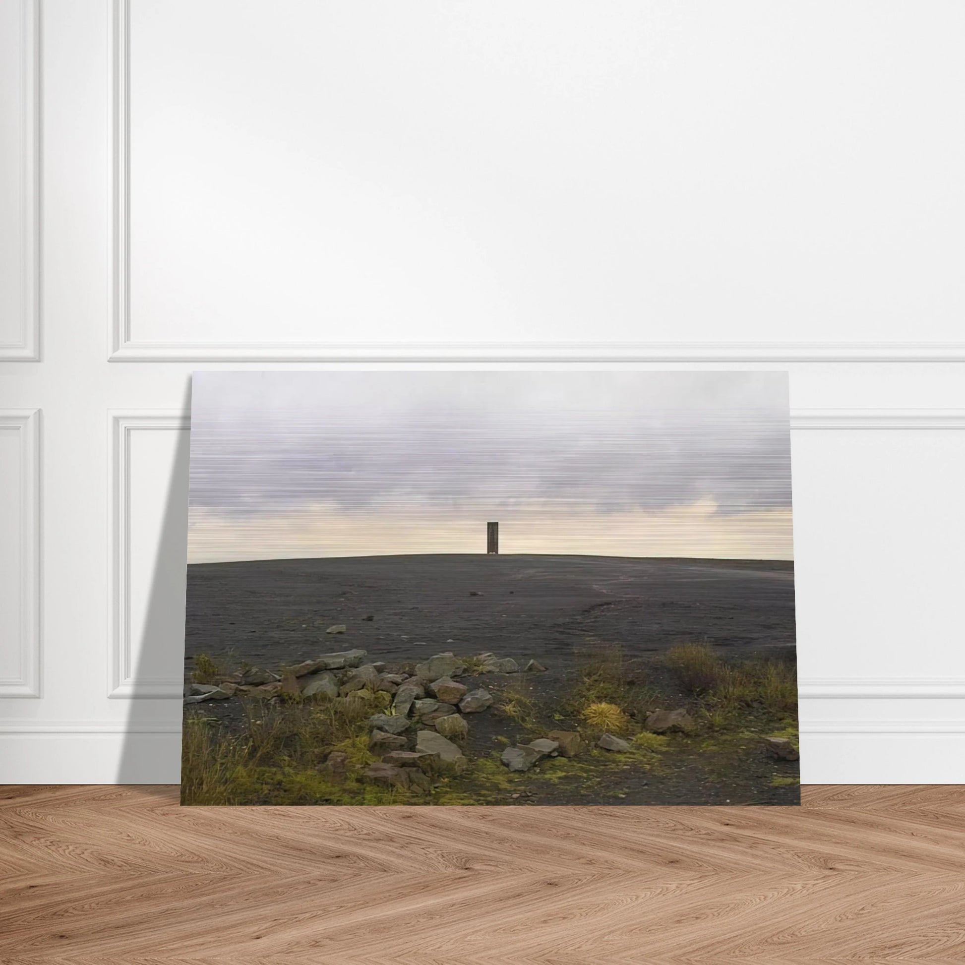 BRAMME FOR THE RUHR DISTRICT 1998 - Richard Serra Brushed Aluminum Print - 70x100 cm / 28x40 inches | Richard Serra Aluminum Print | Richard Serra Prints