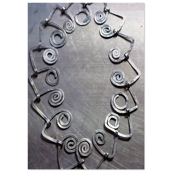 NECKLACE 1930 - Alexander Calder Brushed Aluminum Print - 70x100 cm / 28x40 inches | Alexander Calder Aluminum Print | Alexander Calder Prints
