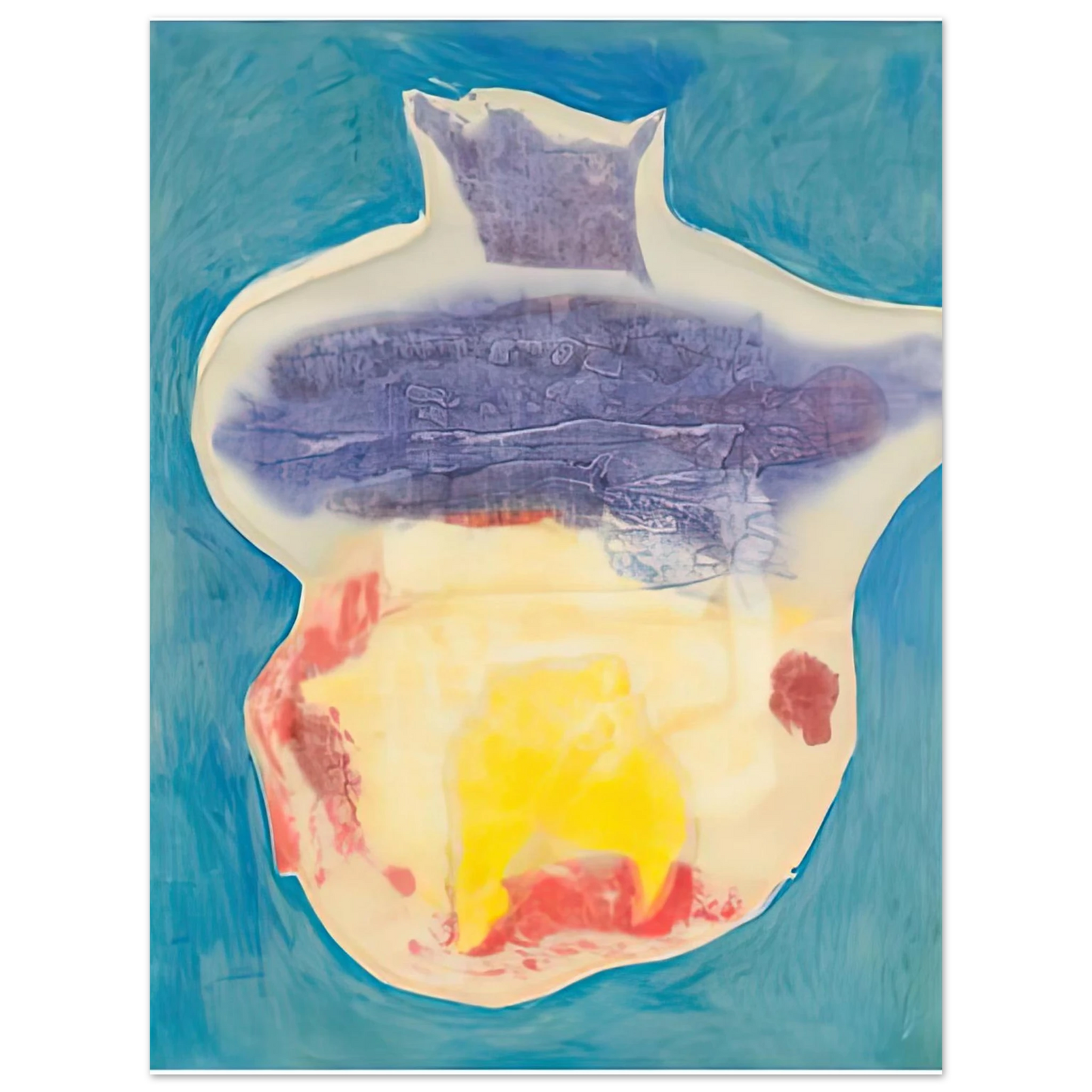 Helen Frankenthaler - Narcissus, 1963- Wall Art - 21x29.7 cm / 8x12" - Fine Art Poster-canvas - -