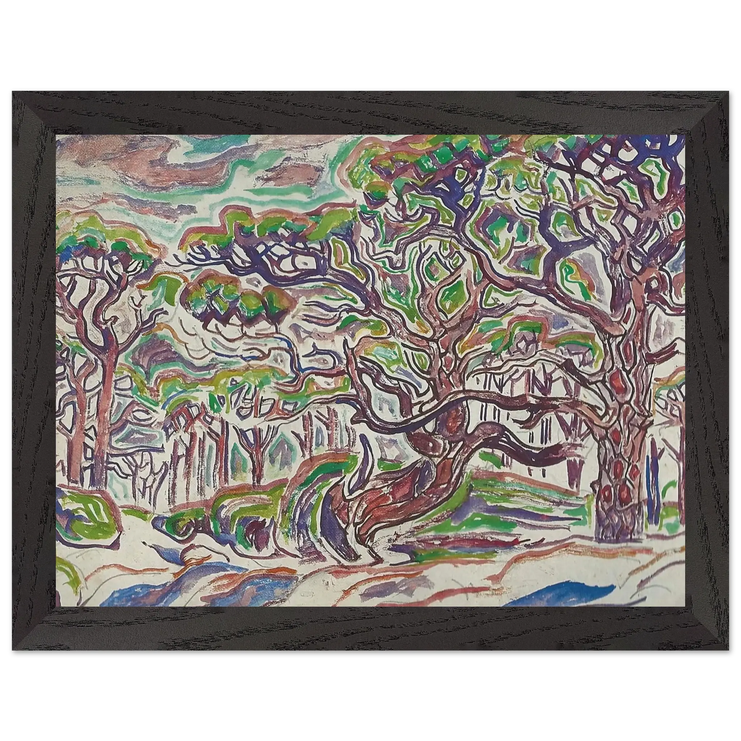 Walter Inglis Anderson - Walter Anderson Wall art - 15x20 cm / 6x8 Inches - Premium Wooden Framed Poster With Fine Art Paper - Black frame