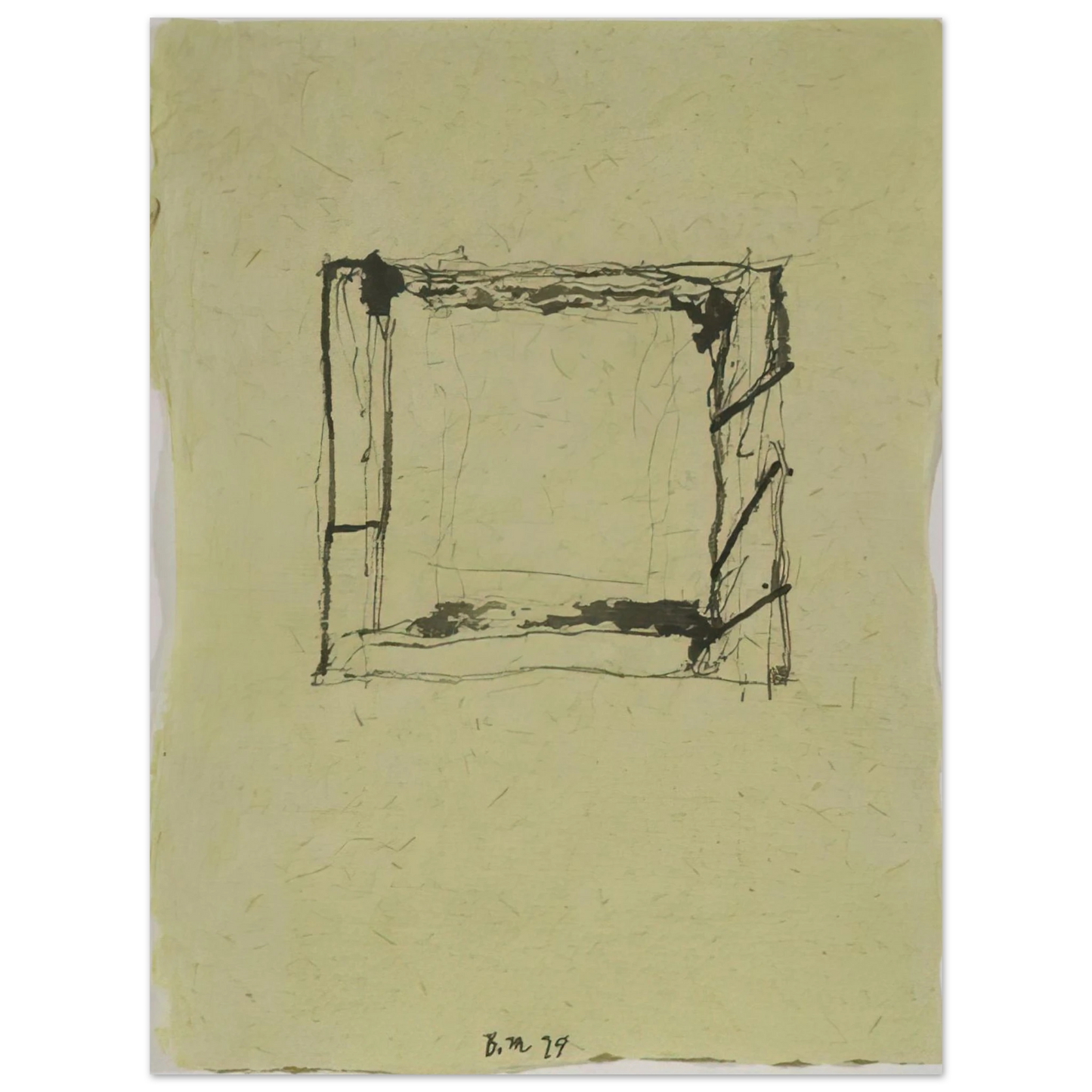 Brice Marden - Mirabelle Addenda 2 - 1979  75x100 cm / 30x40inches Fine Art Poster