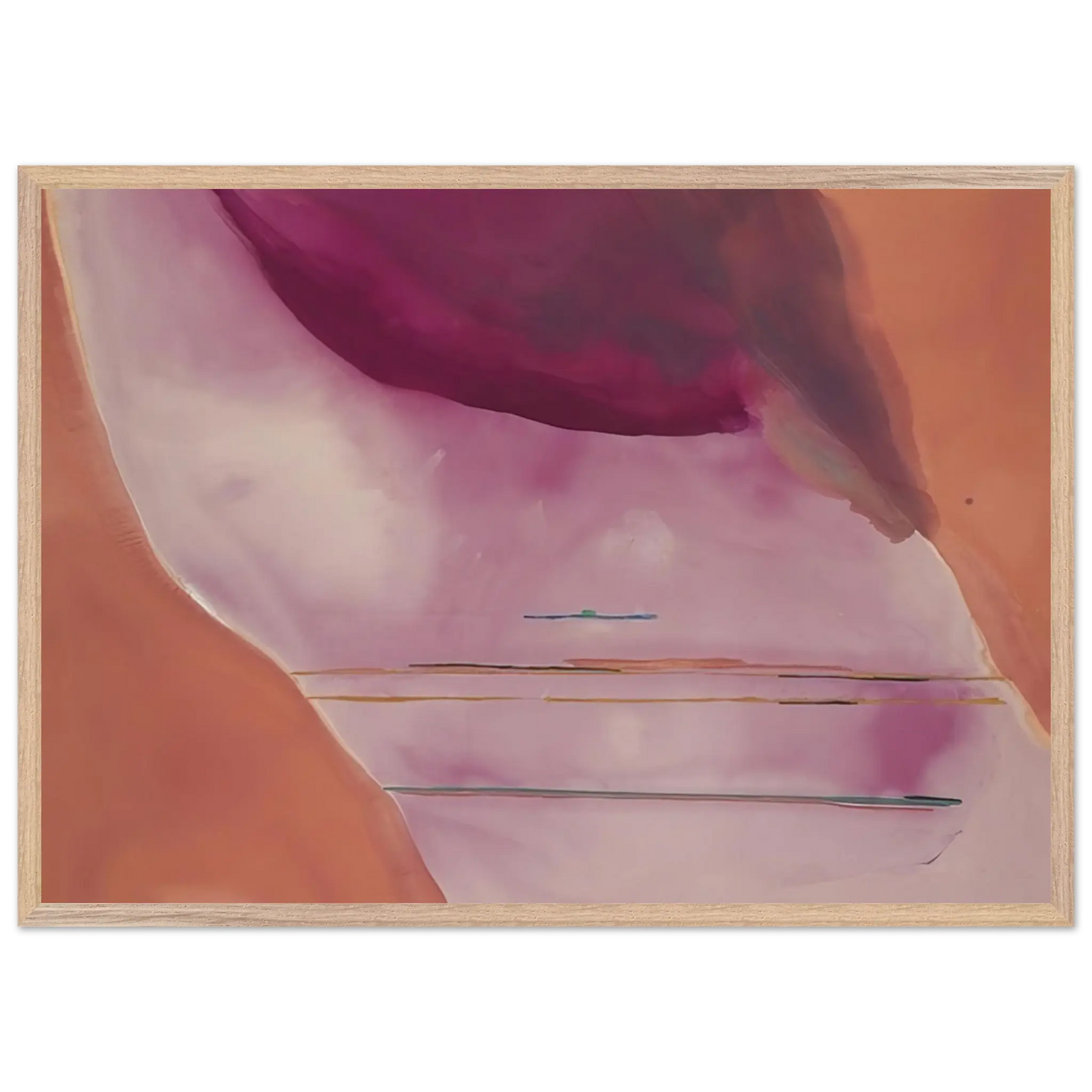 Helen Frankenthaler - Pendulum - 1972 Wall art - 50x70 cm / 20x28 Inches - Fine Art Poster - -
