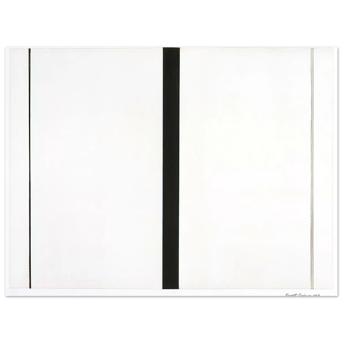Barnett Newman - Untitled Etching #1  75x100 cm / 30x40inches Fine Art Poster
