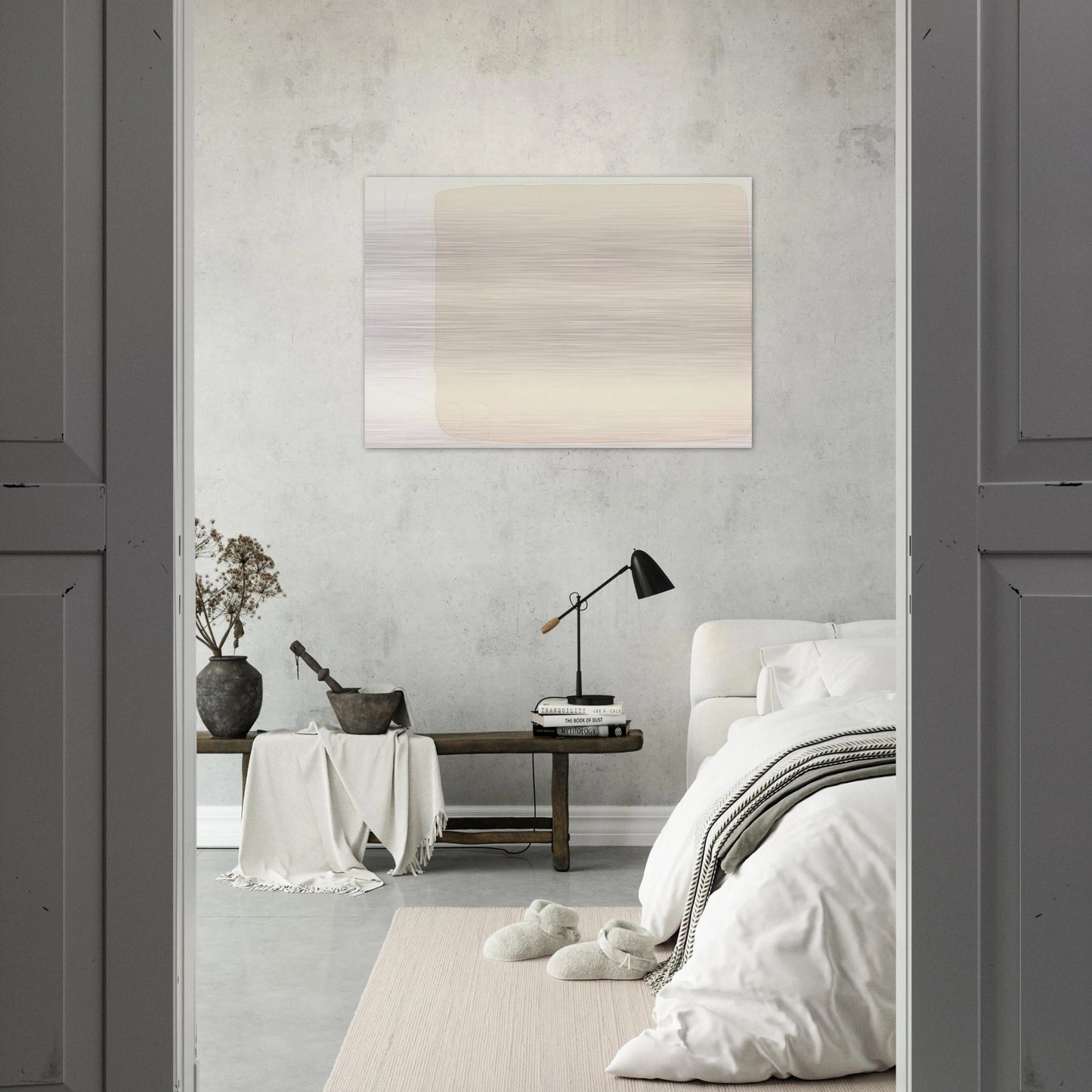 Untitled, from BAM III - Robert Ryman Brushed Aluminum Print - 70x100 cm / 28x40 inches | Robert Ryman Aluminum Print | Robert Ryman Prints