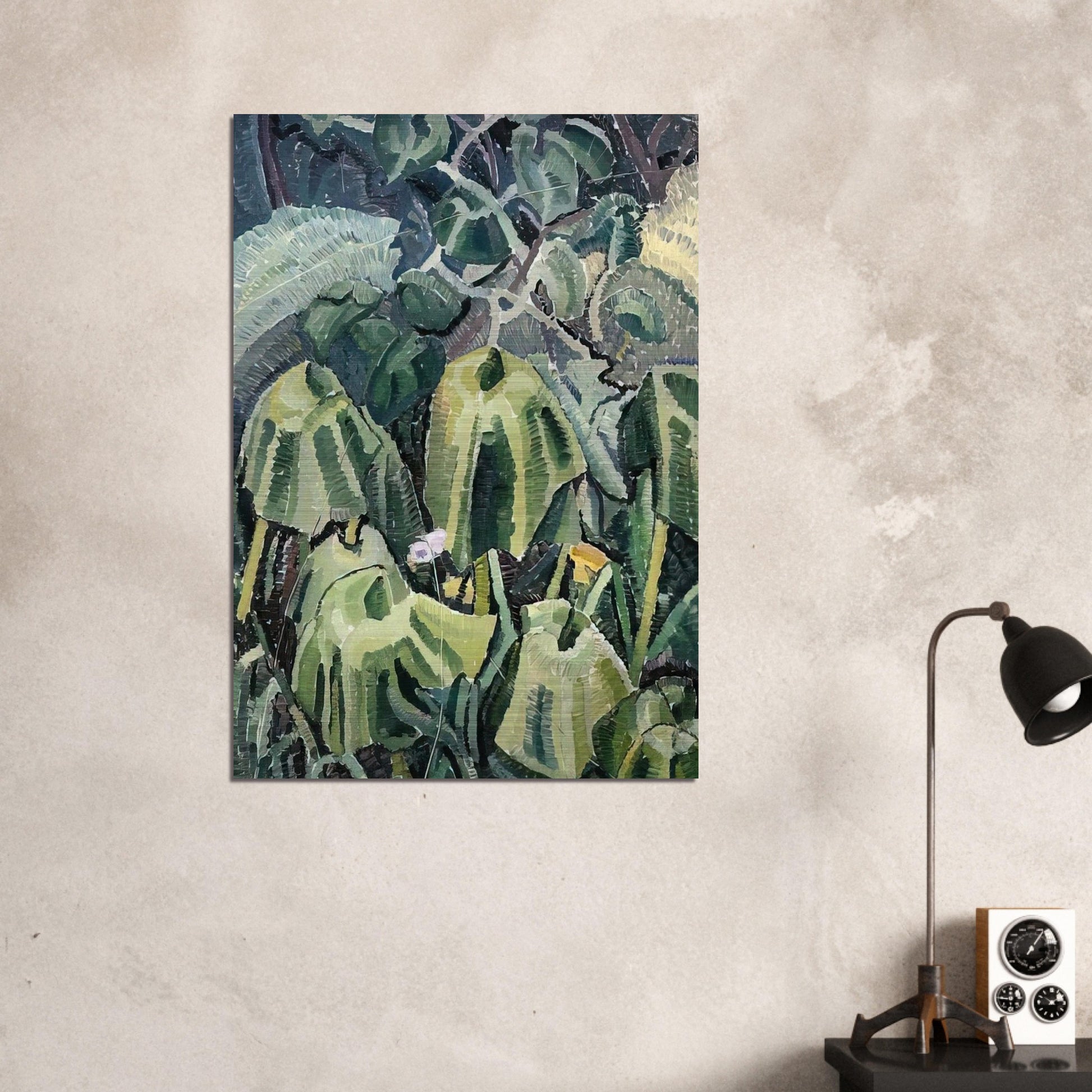 Pumpkin leaves drooping - 1926 - Grace Cossington Smith Brushed Aluminum Print - 70x100 cm / 28x40 inches | Grace Cossington Smith Aluminum Print | Grace Cossington Smith Prints