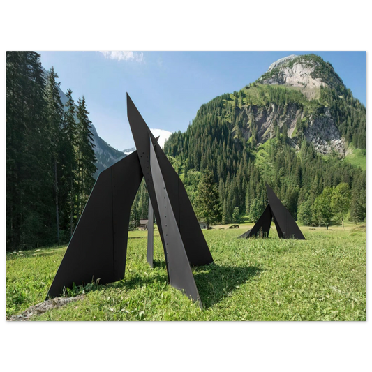 Alexander Calder - FOUR PLANES ESCARPE 1967 Fine Art Poster