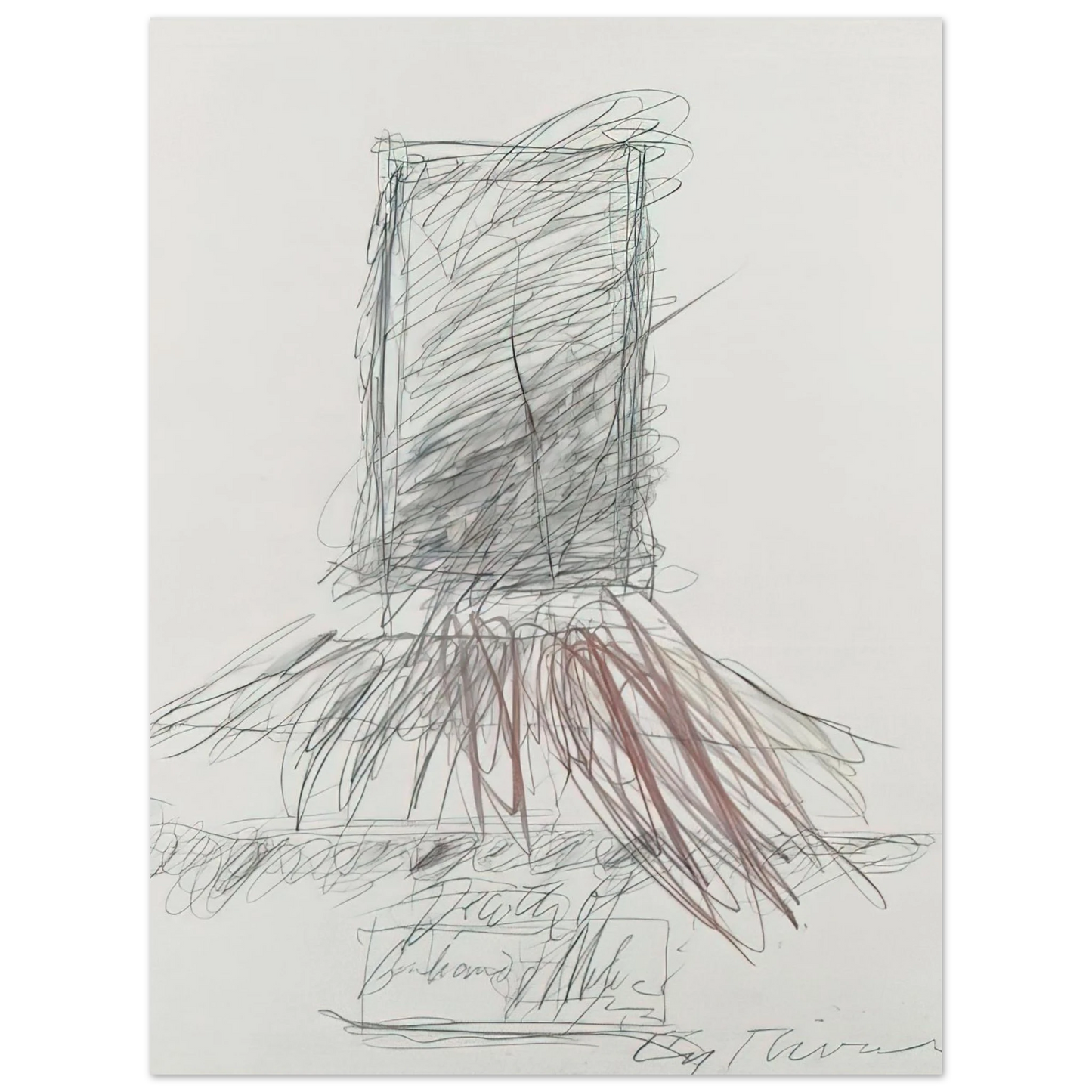Cy Twombly - Death of Giuliano De'Medici  75x100 cm / 30x40inches Fine Art Poster