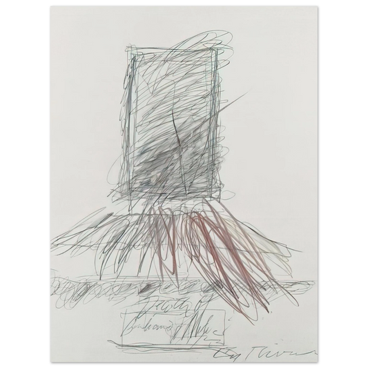 Cy Twombly - Death of Giuliano De'Medici  75x100 cm / 30x40inches Fine Art Poster
