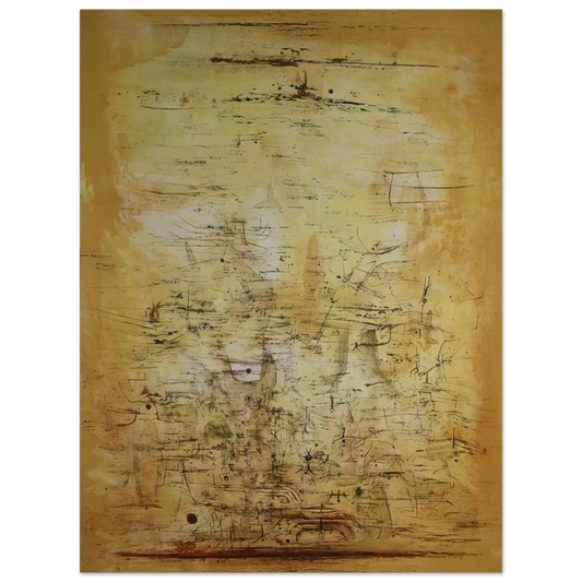 Zao Wou-Ki - VOL D OISEAUX 1954  75x100 cm / 30x40inches Fine Art Poster