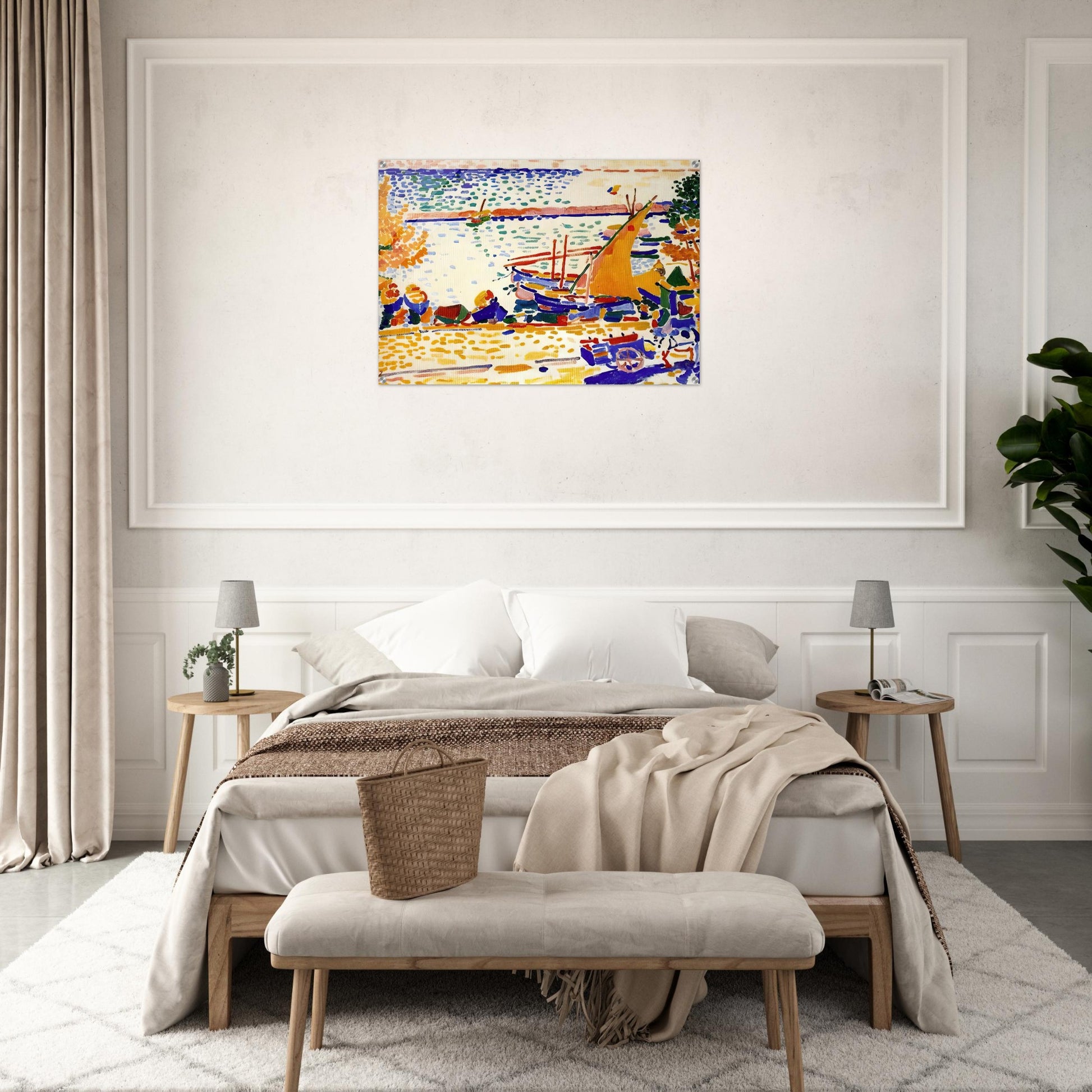 THE PORT OF COLLIOURE 1905 1 - Andre Derain Acrylic Print - 70x100 cm / 28x40″ inches