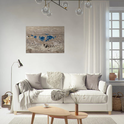 Autumn Coloring No. 4 - 1952 - John Marin Brushed Aluminum Print - 70x100 cm / 28x40 inches | John Marin Aluminum Print | John Marin Prints