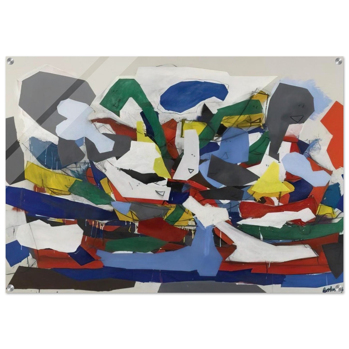 Adventure II - 1963 - Robert Goodnough Acrylic Print - 70x100 cm / 28x40″ inches | Robert Goodnough Wall Art | Robert Goodnough Prints