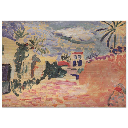 STREET AT BISKRA 1906 - Henri Matisse Brushed Aluminum Print - 70x100 cm / 28x40 inches | Henri Matisse Aluminum Print | Henri Matisse Prints