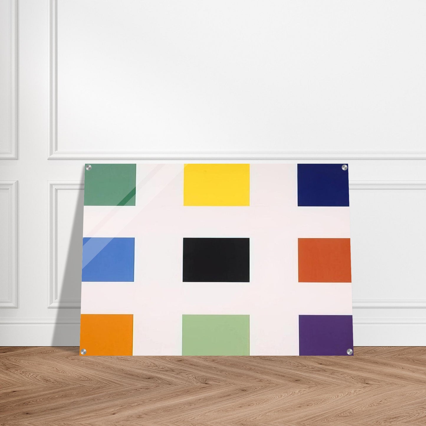 Nine Squares - Ellsworth Kelly Acrylic Print - 70x100 cm / 28x40″ inches