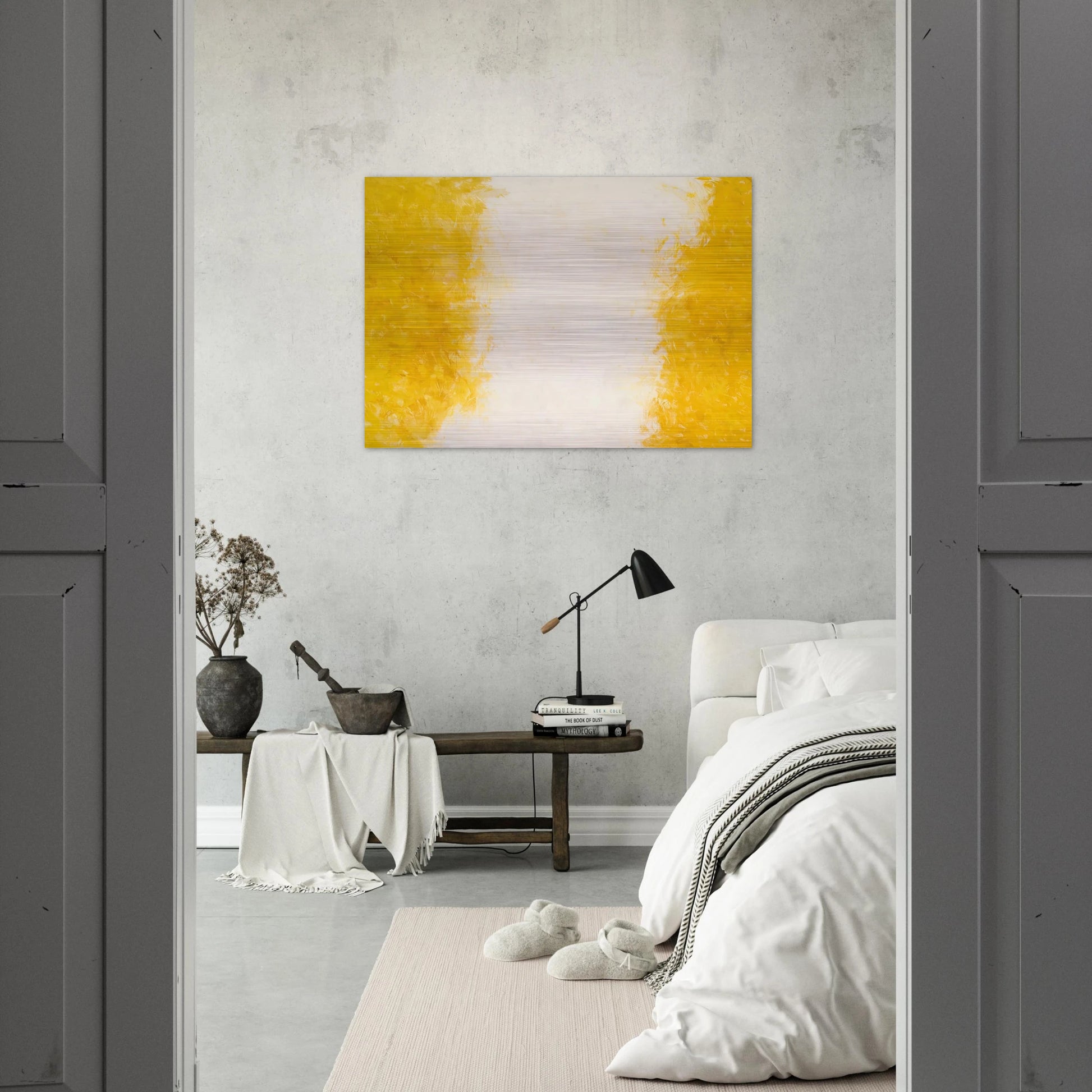 Deseret - 1959 - Theodoros Stamos Brushed Aluminum Print - 70x100 cm / 28x40 inches | Theodoros Stamos Aluminum Print | Theodoros Stamos Prints