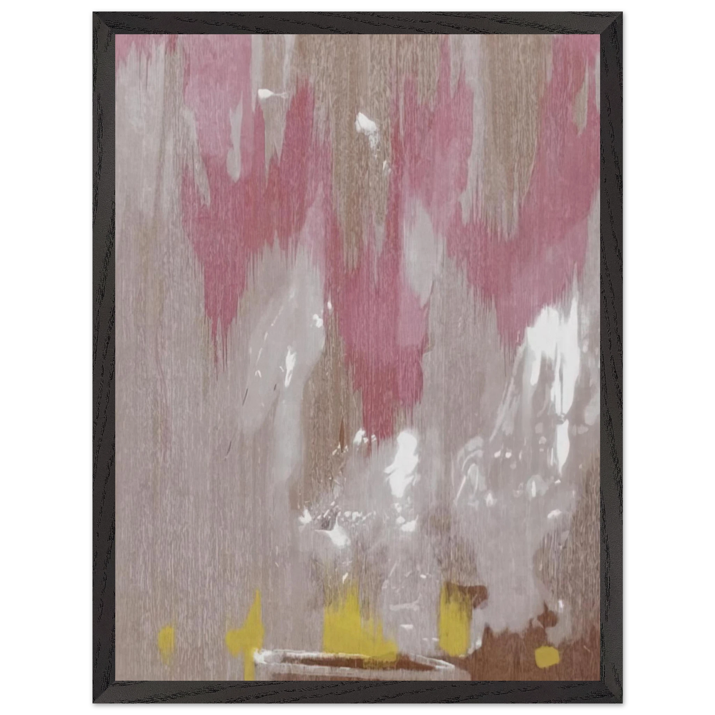 Helen Frankenthaler - Tales of Genji IV - 1998 Wall art - 50x70 cm / 20x28 inches - Premium Wooden Framed Poster With Fine Art Paper-canvas - Black frame