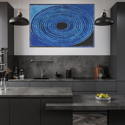 Bindu - Abstract Art - S. H. Raza Art Prints - 100x150 cm / 40x60″ inches | S. H. Raza Poster | S. H. Raza Prints