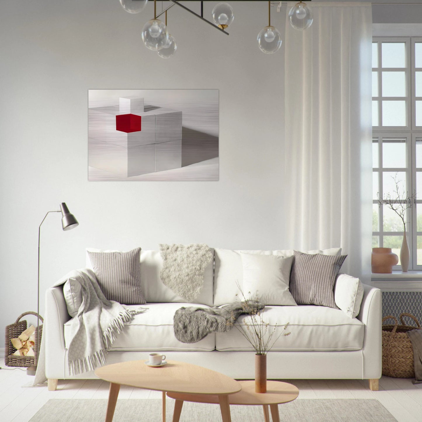 Eye of Guara. # 6 - 1983 - Lygia Pape Brushed Aluminum Print - 70x100 cm / 28x40 inches | Lygia Pape Aluminum Print | Lygia Pape Prints