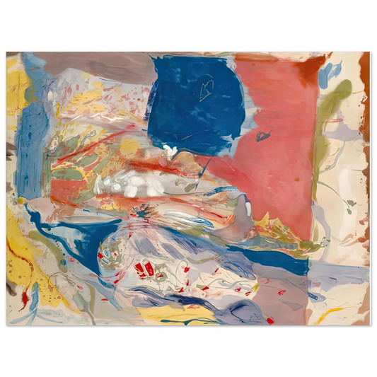Helen Frankenthaler - Lorelei, 1957- Wall Art - 21x29.7 cm / 8x12" - Fine Art Poster-canvas - -