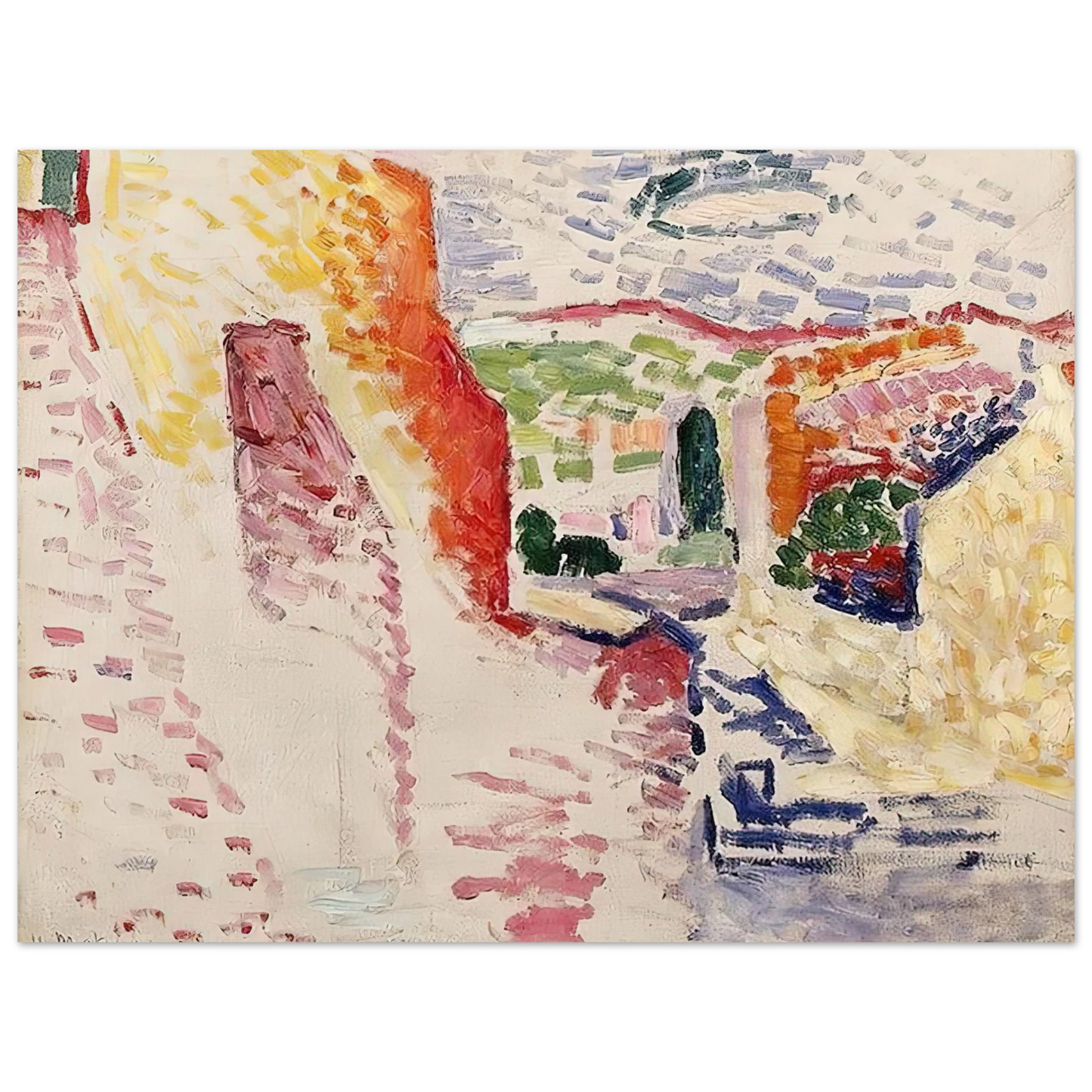 Henri Matisse - SUN STREET 1905  75x100 cm / 30x40inches Fine Art Poster