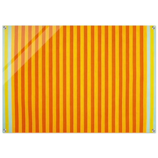 Sunball - 1960 - Gene Davis Acrylic Print - 70x100 cm / 28x40″ inches