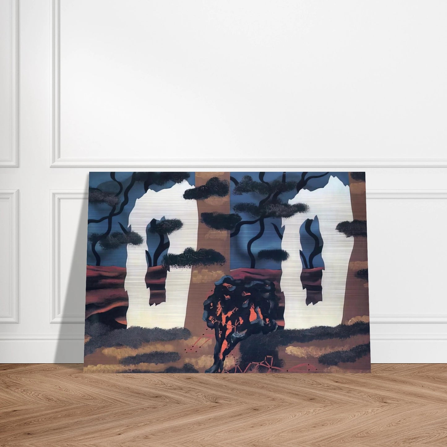 A TASTE OF THE INVISIBLE 1927 - Rene Magritte Brushed Aluminum Print - 70x100 cm / 28x40 inches | Rene Magritte Aluminum Print | Rene Magritte Prints